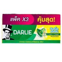 ราคา 150 กรัม แพ็ค 3 Darlie ดาร์ลี่ ดับเบิ้ล แอ็คชั่น ยาสีฟันดาร์ลี่ ฟันขาว ลดกลิ่นปาก (18716101818)