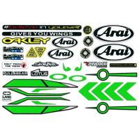 ราคา เซ็ตสติ๊กเกอร์ติดหมวกกันน็อคสะท้อนแสง SHOEI Arai 1เซ็ต3เมตร SHOEI Arai บล็อกรอยขีดข่วน (21421646107)