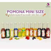 ราคา แบ่งขาย ขวดเล็ก ไซรัป โพโมนา POMONA Mini Size Syrup 120 150 ml ของแท้ 100 (18685403712)