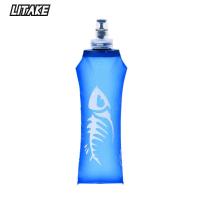 ราคา ถุงน้ำพับได้ขวดน้ำแบบพกพากีฬา Tpu ขนาด250 500มล สำหรับการปั่นการวิ่งปีนเขาเดิน (17367784579)