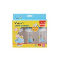 ราคา Pureenเพียวรีนขวดนมลายช้างขวดนมคอแคบ เด็กแรกเกิดลดอาการโคลิค Anti Colic (22085958194)