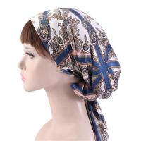 ราคา ผู้หญิงแฟชั่นผ้าไหมนอนหลับตอนกลางคืนหมวกผมBonnetหมวกหัวหน้าปกซาตินผ้าโพกหัวห่อผ้าคลุมศีรษะ (22626137907)