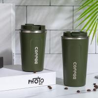 ราคา พร้อมส่ง แก้วเก็บความเย็น แก้วกาแฟพกพา ถ้วยแสตนเลสพร้อมฝา 510ML เก็บความร้อน ความเย็น แก้วกาแฟเก็บความร้อน BZ6690 (22618996005)