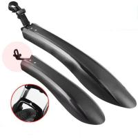 ราคา BAAHAN ล้อหน้า หลัง บังโคลนจักรยาน จักรยาน22 24 26นิ้ว พีวีซีพีวีซี บังโคลนจักรยาน MTB Rainb สีดำสีดำ บังโคลนหน้าและหลังจักรยาน อุปกรณ์เสริมจักรยาน (22261806879)