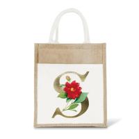 ราคา กระเป๋าปอกระเจา กระเป๋าผ้าลินิน กระสอบผ้าฝ้ายเพ้นท์มือ กระเป๋าช้อปปิ้งตัวอักษรดอกไม้สีทอง กระเป๋าลามิเนต (22306196898)