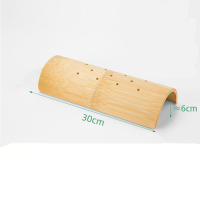 ราคา หมอนไม้ไผ่ รูปตัวยู U เพื่อสุขภาพ บรรเทาอาการปวดรักษาคอไหล่ ความสูงประมาณ6ซม (22447859931)