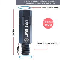 ราคา อะแดปเตอร์กระจกรถจักรยานยนต์ Spirit Beast Kaca Spion Motor พร้อมยกสกรูเหล็กสกรูสแตนเลสการตกแต่งด้วยสีของตกแต่งงานปาร์ตี้ Moto แต่งรถ (20880657687)