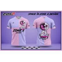 ราคา Space พาสเทล เสื้อการ์ตูน เสื้อวัยรุ่น พิมพ์ลาย อวกาศ เสื้อกีฬาพิมพ์ลาย Zone A เสื้อกีฬาแขนสั้นราคาถูก (22524962294)