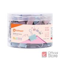 ราคา Elephant คลิปหนีบ คลิปหนีบกระดาษ สีพาสเทล No E110 E111 E112 จำนวน 1 กระปุก (22535377667)