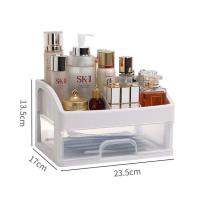 ราคา ชั้นวางเครื่องสำอาง1 3ชั้น อุปกรณ์แต่งหน้า กล่องเก็บเอนกประสงค์แบบมีลิ้นชัก (22574863859)