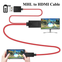 ราคา แปลง MHL เป็น HDMI Micro แปลง USB เป็น HDMI 1080P HD 11pin สายเคเบิลสำหรับ Android ทีวี (22091068203)