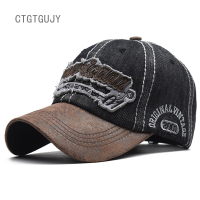 ราคา CTGTปรับบุรุษหมวกเบสบอลแนววินเทจยีนส์หมวกกีฬาหมวกบังแดด (4305206262)