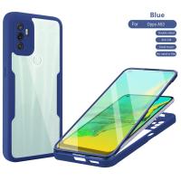 ราคา พร้อมปกป้องหน้าจอ เคสโทรศัพท์ป้องกันสองด้านสำหรับ OPPO A15 A15s A16 A52 A72 A92 A74 5กรัม A55 4กรัม A79 A94 A95 A5 A9 A33 A53s A32 A36 A76 Reno 7 5F เกราะแข็งแกร่งเคสโทรศัพท์ (22435713872)