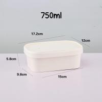 ราคา กล่องใส่อาหารรักษ์โลก กล่องกระดาษใส่อาหาร พร้อมฝาปิดแพคละ 10 ชุด กล่องอาหารกลางวัน Lunch Box 580ml 650ml 750ml 880ml1000ml กล่องใส่อาหาร (21685003642)