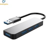 ราคา USB 3 0 Hub 4 Port Docking Station 5Gbps USB 3 0 Splitter With LED Lights Compatible For PC XBOX PS4 Laptops (22638775726)