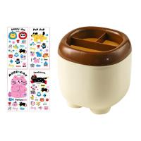 ราคา PRETTY MJ จุได้มาก ที่ใส่ปากกา หลายกริด ลายการ์ตูน กล่องจัดระเบียบแปรงแต่งหน้า น่ารักน่ารักๆ พร้อมสติกเกอร์ กล่องเก็บโต๊ะ (22660210791)