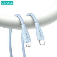 ราคา USAMS 30W USB C to Lightning Charger Cord 60W USB C Fast Charging Cable iPhone Charging Data Cable PVC Durable Cable 1m for iPhone Xiaomi Huawei Oppo Vivo (22443354731)
