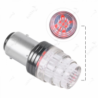 ราคา รุ่นใหม่ ไฟเบรค ไฟท้าย LED 7สี กระพริบไว้ 9smd กระพริบ7สี สำหรับติดมอเตอร์ไซค์เเละรถยนต์ 1ชิ้น (22608537299)