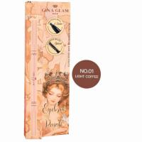 ราคา ดินสอเขียนคิ้ว Gina Glam Ultra Fine Mist EyeBrow Pencil มีให้เลือก 3 สี (21322832395)