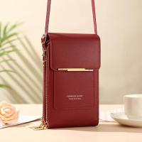 ราคา กระเป๋าสตางค์แฟชั่น กระเป๋าสะพายข้าง ใส่โทรศัพท์ได้ ทนทาน กันน้ำ สไตล์เกาหลี 6084 (22185014056)