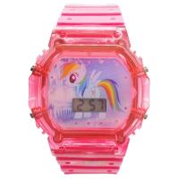 ราคา กันน้ำ นาฬิกาเด็ก Pony kitty frozen มีไฟมีเสียง นาฬิกาข้อมือสำหรับเด็กอายุ3ปีขึ้นไป ลายกาตูนโพนี่ คิตตี้ ดิจิตอล RC128 1 (13503884144)