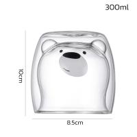 ราคา แก้วสองชั้น ทนร้อนทนเย็น ขนาด 250ml 300ml แก้วหมี แก้วสองชั้น แก้ว2ชั้น ลายน่ารัก รักษาอุณหภูมิ จับไม่ร้อนมือ Lovely Double Layer Glass Cup Dee CoffeeTH (21737930061)