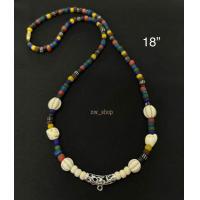 ราคา สร้อยคอลูกปัดโบราณ สร้อยคอลูกปัดทราวดี สร้อยคอลูกปัด (20072994326)