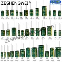 ราคา 10V 16V 25V 50V 63V 450V High Frequency Low ESR Aluminum Capacitor 100UF 220UF 330UF 470UF 680UF 1000UF 1500UF 2200UF 3300UF (20841204859)