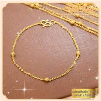 ราคา สร้อยข้อมือทอง 1 กรัม ทองคำแท้96 5 ลายต่างๆ ข้อมือทองแท้ ทอง แท้ หลุด จำนำ (22580839171)