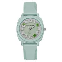 ราคา Women Fashion Quartz Watch 3D Pointer Silicone Strap Simple Candy Color Wristwatches (22028879659)