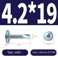 ราคา ส่งไว SW สกรู น๊อต สกรูปลายสว่านหัวนูน หัวP หัวเวเฟอร์ เจาะไม้ ปลายสว่านคม เบอร์8 (21902007201)