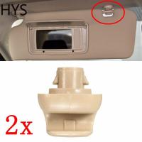 ราคา HYS 2ชิ้นคลิปหนีบบังแดดที่บังแดดรถยนต์2007 2008 2011สำหรับ Honda Accord odyssey CR V Civic 88217 S04 003ZA 88217S01A01ZA (18076140334)
