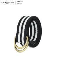 ราคา Louis Montini เข็มขัดผ้า เข็มขัดผู้ชาย เข็มขัดผู้หญิง เข็มขัดแฟชั่น Canvas Belt MCT13 (22734076003)