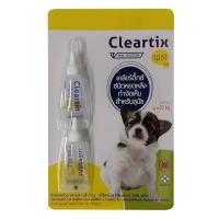 ราคา Cleartix spot on ยาหยดหลังป้องกันและกำจัดเห็บ หมัด สุนัขและแมว 1 แพค มี 2 หลอด วอส 243 2558 (18634799205)