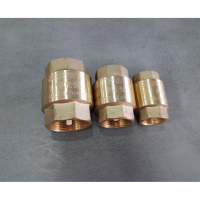 ราคา วาล์วกันน้ำย้อน เช็ควาล์ว ทองเหลือง เช็ควาล์วสปริงค์ 4หุน 6หุน 1นิ้ว SANWA ซันวา (19410147544)
