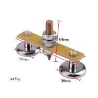 ราคา แม่เหล็กจับสายดิน คีมจับสายดิน เหล็กจับสายดิน พร้อมหางปลา ตัวยึดสายดิน สายกราวน์แม่เหล็ก 1 หัว 2 หัว (19773143651)