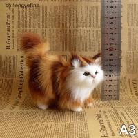 ราคา MANYUCHUN Chitengyefine จำลองของเล่นตุ๊กตาแมวน่ารักที่เต็มไปด้วยโมเดลแมวนุ่มสัตว์สมจริงสำหรับเด็กผู้หญิงวันเกิดของเด็กของขวัญวันวาเลนไทน์ VN (22538148755)