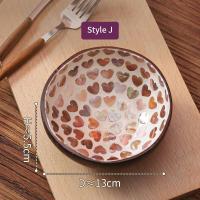 ราคา ชามกะลามะพร้าว ถ้วยกะลามะพร้าว ชามใส่ไอศกรีม ถ้วยสมูทตี้โบลว์ ชามภาชนะบรรจุอาหาร ข้าวโอ๊ต ชามขนมหวานติดเปลือกหอย ชามเชลล์ (21986558721)