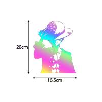 ราคา One Piece สติ๊กเกอร์รถสะท้อนแสง Luffy Ace Roronoa Zoro รถประตูกระจกการ์ตูนรูปลอก JDM สติกเกอร์ตกแต่ง (21491230384)