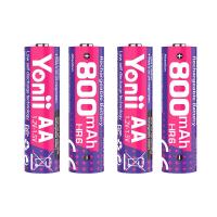 ราคา Yonii AA 800mAh ถ่านชาร์จ แรงดันไฟฟ้า 1 2V AAA600mAh แบบมีแผ่นนิเกิล NiMH Battery แบตเตอรี่ชาร์จได้ ที่ชาร์จถ่าน AA AAA (22565558357)