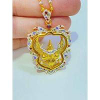 ราคา จี้พญาครุฑล้อมเพชร กรอบลงยา เสริมชีวิตให้รุ่งเรือง จี้พญาครุฑ จี้ครุฑ (21579259642)