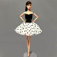 ราคา แฟชั่นเสื้อผ้าตุ๊กตาสำหรับ Barbie ตุ๊กตาชุดดอกไม้พรรคชุดชุดเสื้อและ Midi กระโปรงชุด 1 6 อุปกรณ์ตุ๊กตาเด็กของเล่น (1088652957)