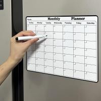 ราคา 1pc Dry Erase Fridge Magnetic Calendar White Board Magnetic Calendar For Refrigerator Monthly Planner For Refrigerator Planners (22208212702)