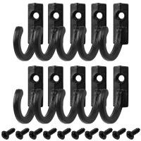 ราคา 10ชิ้นติดผนังวินเทจขนาดเล็กตะขอโลหะผสมสังกะสีพร้อมสกรูตะขอแขวนผนังการตกแต่งบ้านหัวเข็มขัดโค้ง (21637801880)