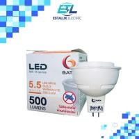 ราคา GATA หลอดไฟ LED MR16 5 5W 220V ขั้วGU5 3 แสงวอร์มไวท์ 3000K (21936922160)