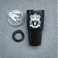 ราคา แก้วน้ำเก็บความเย็น ขนาด 30ออนซ์ ลายทีมฟุตบอล แถมฟรี ยางซิลิโคนรองก้นแก้ว (21887939867)