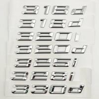 ราคา ADD Chrome Letters For Car Stickers Logo BMW 316i 318i 320i 330i 335i 340i 316d 318d 320d 330d E46 E90 F30 Lettering Accessories (21014231176)