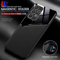 ราคา Samsung A53 5G A33 A73 A13 5G เคสหนังยึดแม่เหล็กในรถสำหรับ Samsung Galaxy A53 5G A13 4G A33 A53 A73 5G เคสกรอบรูปแบบนิ่มปกป้อง Funda (13526356488)