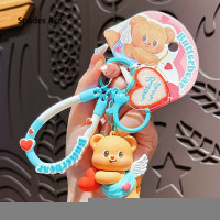 ราคา Giyu พวงกุญแจหมีเนยแท้กามเทพน่ารักตุ๊กตาหมีการ์ตูนตุ๊กตาห้อยของของขวัญพร้อมพวงกุญแจ (22675650036)