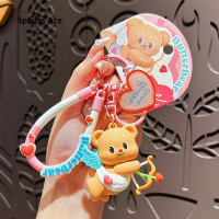ราคา Giyu พวงกุญแจหมีเนยแท้กามเทพน่ารักตุ๊กตาหมีการ์ตูนตุ๊กตาห้อยของของขวัญพร้อมพวงกุญแจ (22675650037)